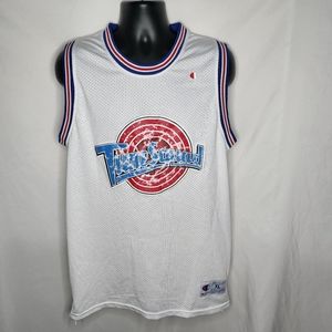 Champion Tune Squad Jordan #23 White Sleeveless Basketball Jersey Space Jam XL